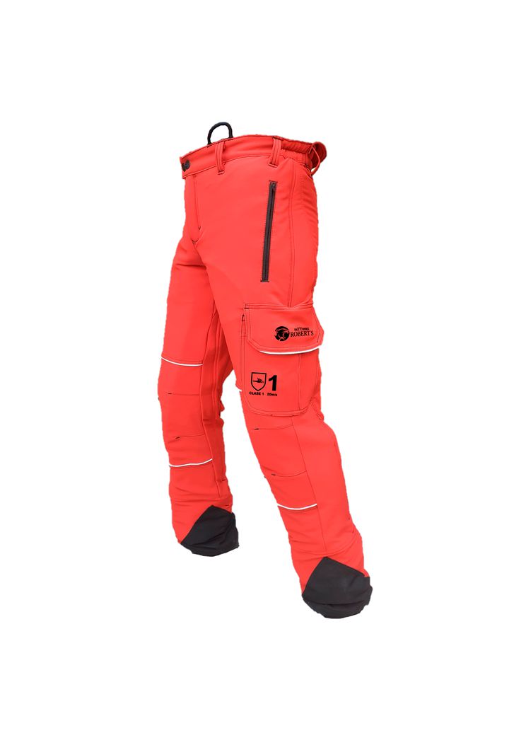 PANTALÓN ANTICORTE ALTURA MOTOSIERRA BIELÁSTICO CLASE 1 PATTONES ROBERT´S